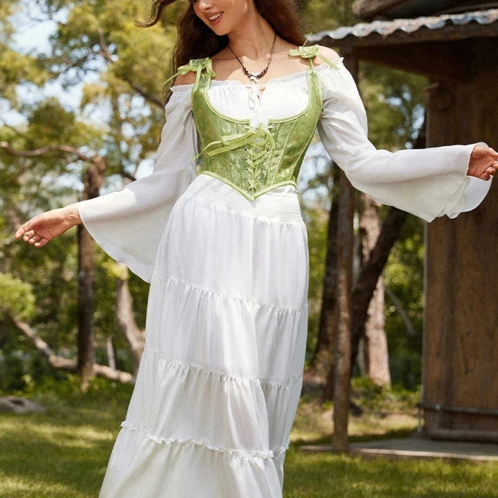Spiral Direct Green Corset Shapewear - Picture 2 of 7